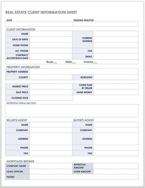 clients information .